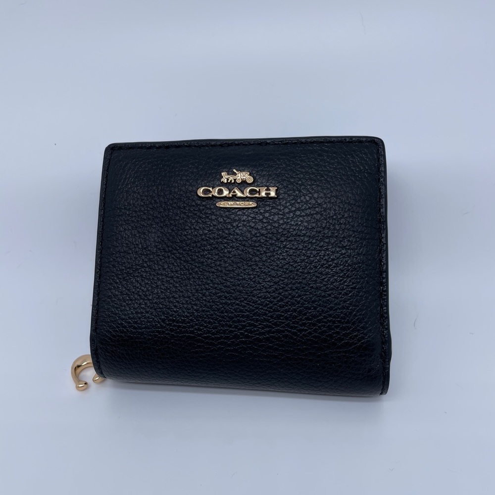 Coach wallet- small black